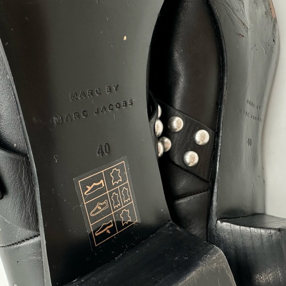 Marc by Marc Jacob’s Carroll Black Studded Ankle Booties - Picture 10 of 11